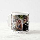 Schattige Beste 'Zuster' Ooit 7 Fotocollage Koffiemok (Voorkant links)