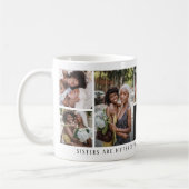 Schattige Beste 'Zuster' Ooit 7 Fotocollage Koffiemok (Links)