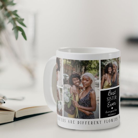 Schattige Beste 'Zuster' Ooit 7 Fotocollage Koffiemok