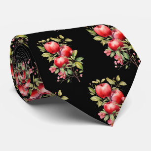 Schattige betegeld appelmotief fruit stropdas