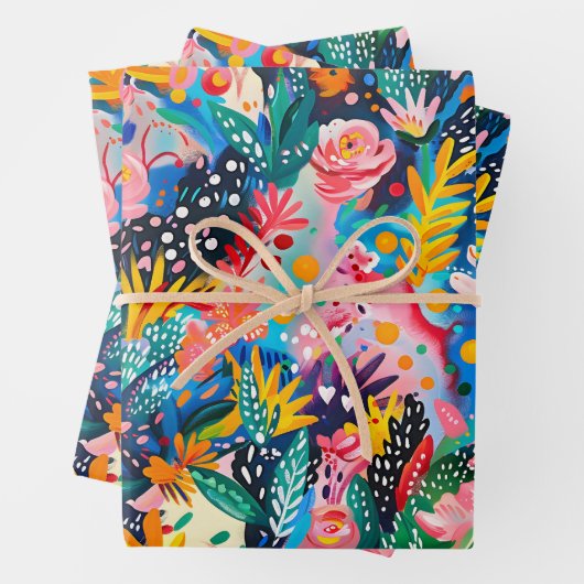 Schattige betegeld Japans patroon Inpakpapier Vel (In situ)