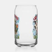 Schattige beter leven boerderij koe boerderij blikvorm glas (Rechts)