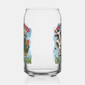 Schattige beter leven boerderij koe boerderij blikvorm glas (Links)