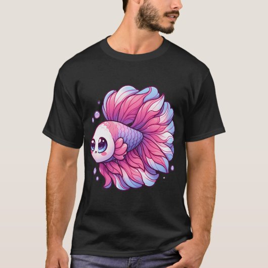 Schattige Betta Vis T-shirt (Voorkant)