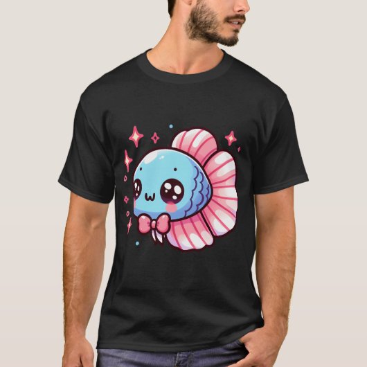 Schattige Betta Vis T-shirt (Voorkant)