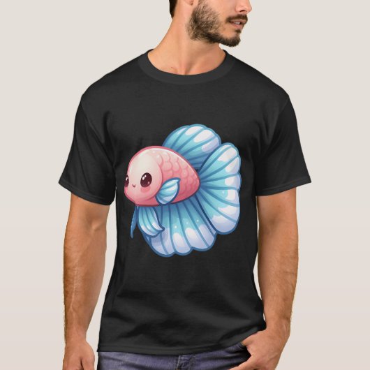 Schattige Betta Vis T-shirt (Voorkant)