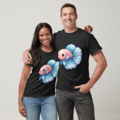 Schattige Betta Vis T-shirt (Unisex)