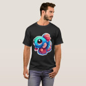 Schattige Betta Vis T-shirt (Voorkant volledig)