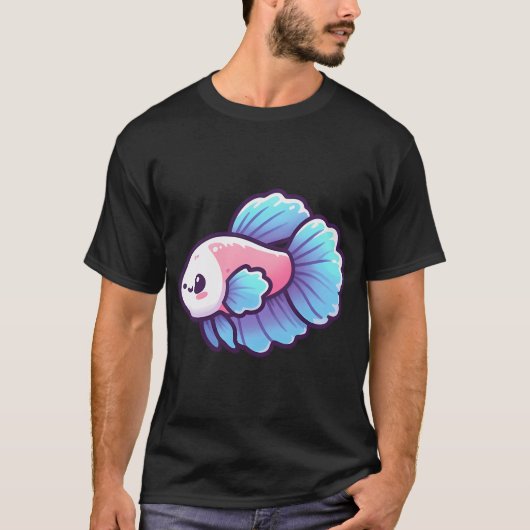 Schattige Betta Vis T-shirt (Voorkant)
