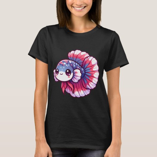 Schattige Betta Vis T-shirt (Voorkant)