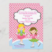 Schattige bevaarbaarheid van meisjes kaart (Voorkant / Achterkant)