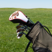 Schattige bever golfheadcover (Insitu)