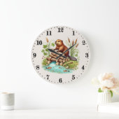 Schattige bever liefhebbers bosdier  grote klok (Huis)