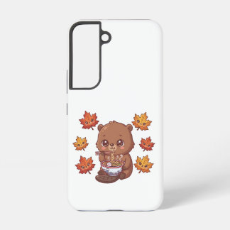 Schattige bever samsung galaxy hoesje