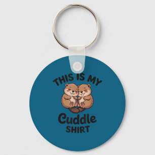 Schattige Bevers Dit Is Mijn Knuffel Sleutelhanger