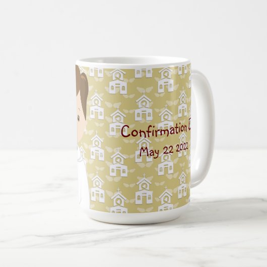 Schattige Bevestigingsdag mok bruine haring (Voorkant rechts)