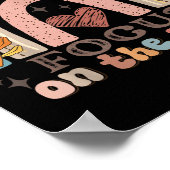 Schattige bewustzijn van mentale gezondheid richt  poster (Hoek)