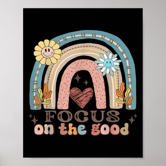 Schattige bewustzijn van mentale gezondheid richt  poster (Voorkant)