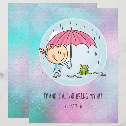 Schattige BFF-besties Kawaii-cadeaus voor meisjes  (Voorkant / Achterkant)