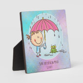 Schattige BFF-besties Kawaii-cadeaus voor meisjes  Fotoplaat (Voorkant)