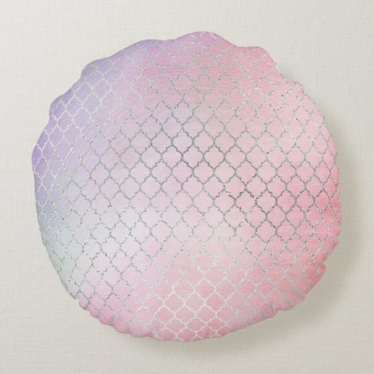 Schattige BFF-besties Kawaii-cadeaus voor meisjes  Rond Kussen (Achterkant)