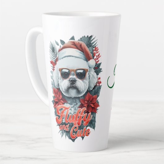 Schattige Bichon vakantie Mok (Linkerhoek)