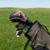 Schattige Big Eyed Queen Golfheadcover (Insitu)