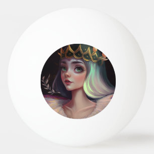 Schattige Big Eyed Queen Pingpongbal