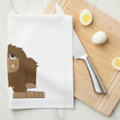 Schattige Bigfoot Theedoek (Quarter Fold)