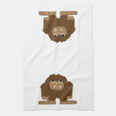 Schattige Bigfoot Theedoek (Verticaal)