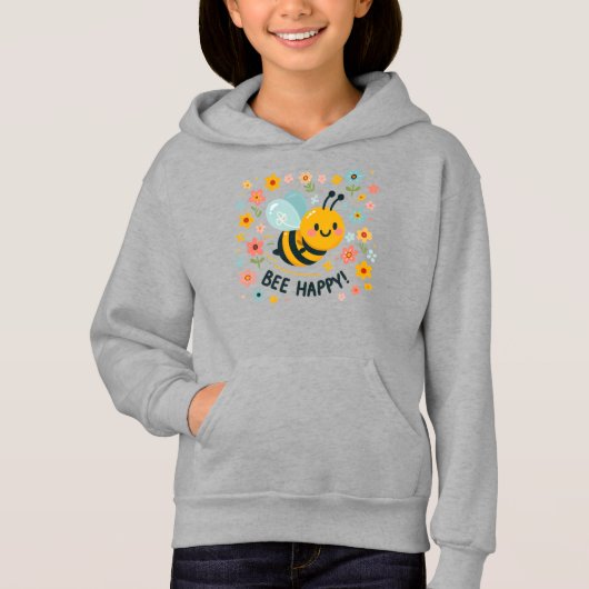 Schattige bij Happy Hoodie Kinder (Voorkant)