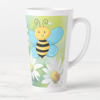 Schattige Bij (met bijpassend geïllustreerd schrif Latte Mok