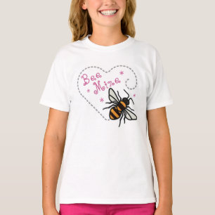 Schattige Bij Mij Valentijnshart T-shirt