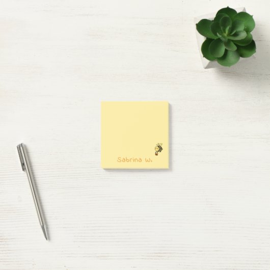 Schattige Bij Post-It Notities Post-it® Notes (Kantoor)