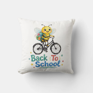 Schattige Bij Terug Naar School Kussen