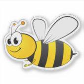 schattige bijen sticker (Voorkant)