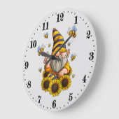 schattige bijeninsectenliefhebbers woord kunst grote klok (Hoek)