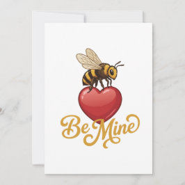 Schattige Bijenkorf Be Mine Kaart