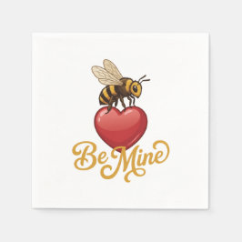 Schattige Bijenkorf Be Mine Servet