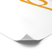 schattige bijenkorf welkom woord art Poster (Hoek)