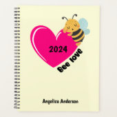 Schattige "Bijenliefde" 2024 Planner (Voorkant)