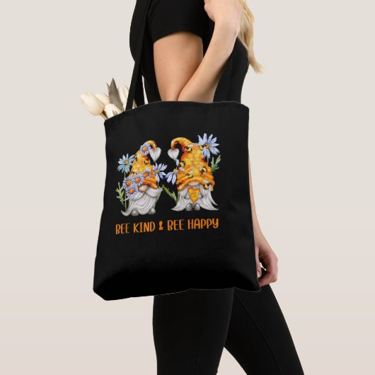 schattige bijenliefhebber tote bag (Dichtbij)