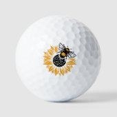 schattige bijenliefhebbers golfballen (Voorkant)