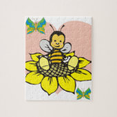 Schattige bijenpuzzel legpuzzel (Verticaal)