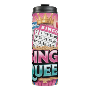 Schattige Bingo Koningin Thermosbeker