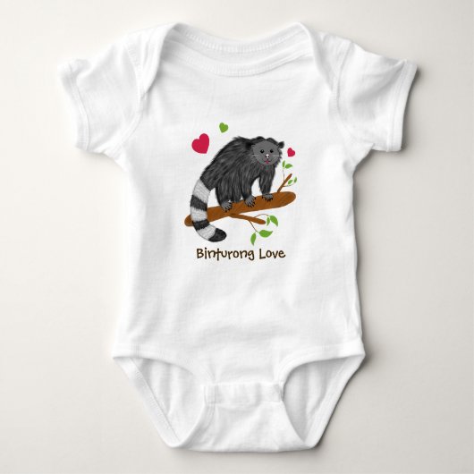 Schattige Binturong Liefde Romper (Voorkant)