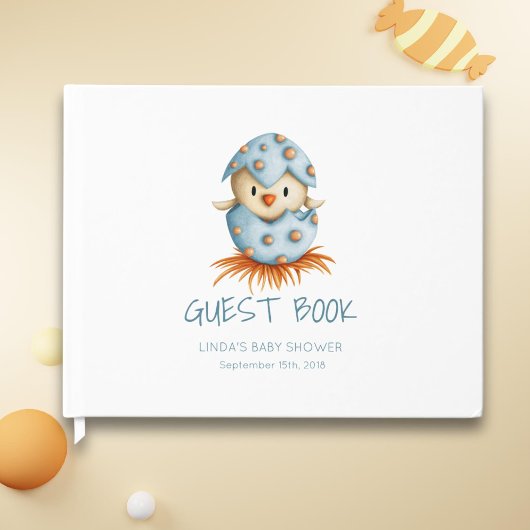Schattige Bird Baby shower gastenboek