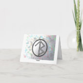 Schattige Bird Christmas Pet Kaart (Achterkant)