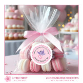 Schattige Bird Speciale bezorging Valentijn's Day Ronde Sticker