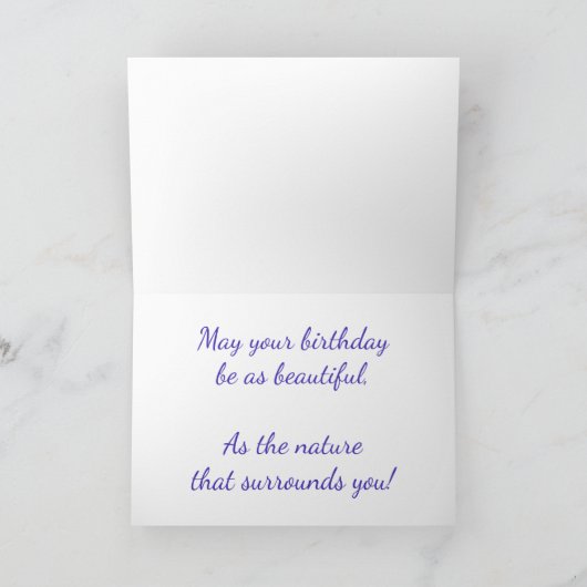 Schattige Birthday Kitten in de tuin! Kaart (Binnen)